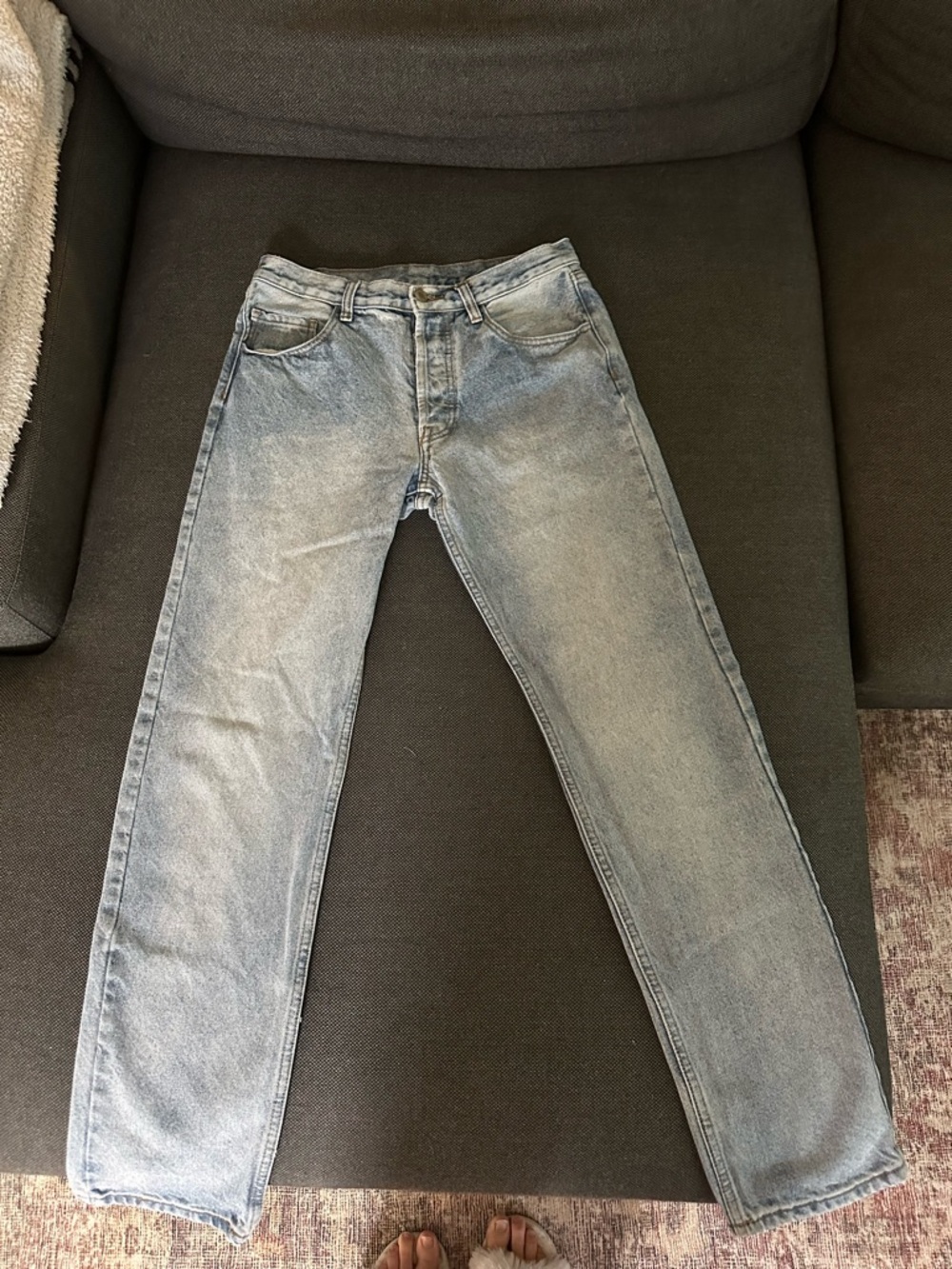 J.Galt Light Wash Denim Jeans - Classic Straight Fit
